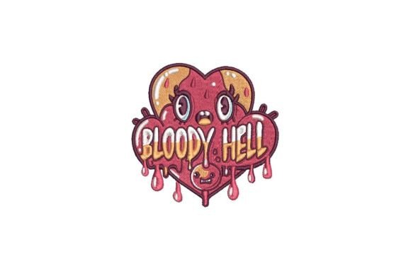 Bloody Hell Embroidery Design