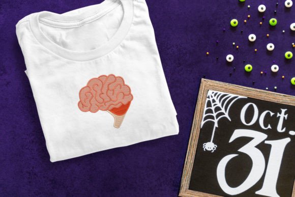 Brain Mini Embroidery