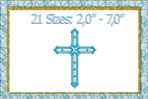 Cross Machine Embroidery Design