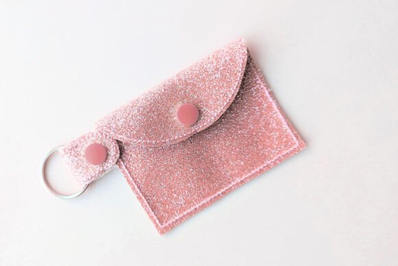 ITH Keychain Pouch Applique Embroidery